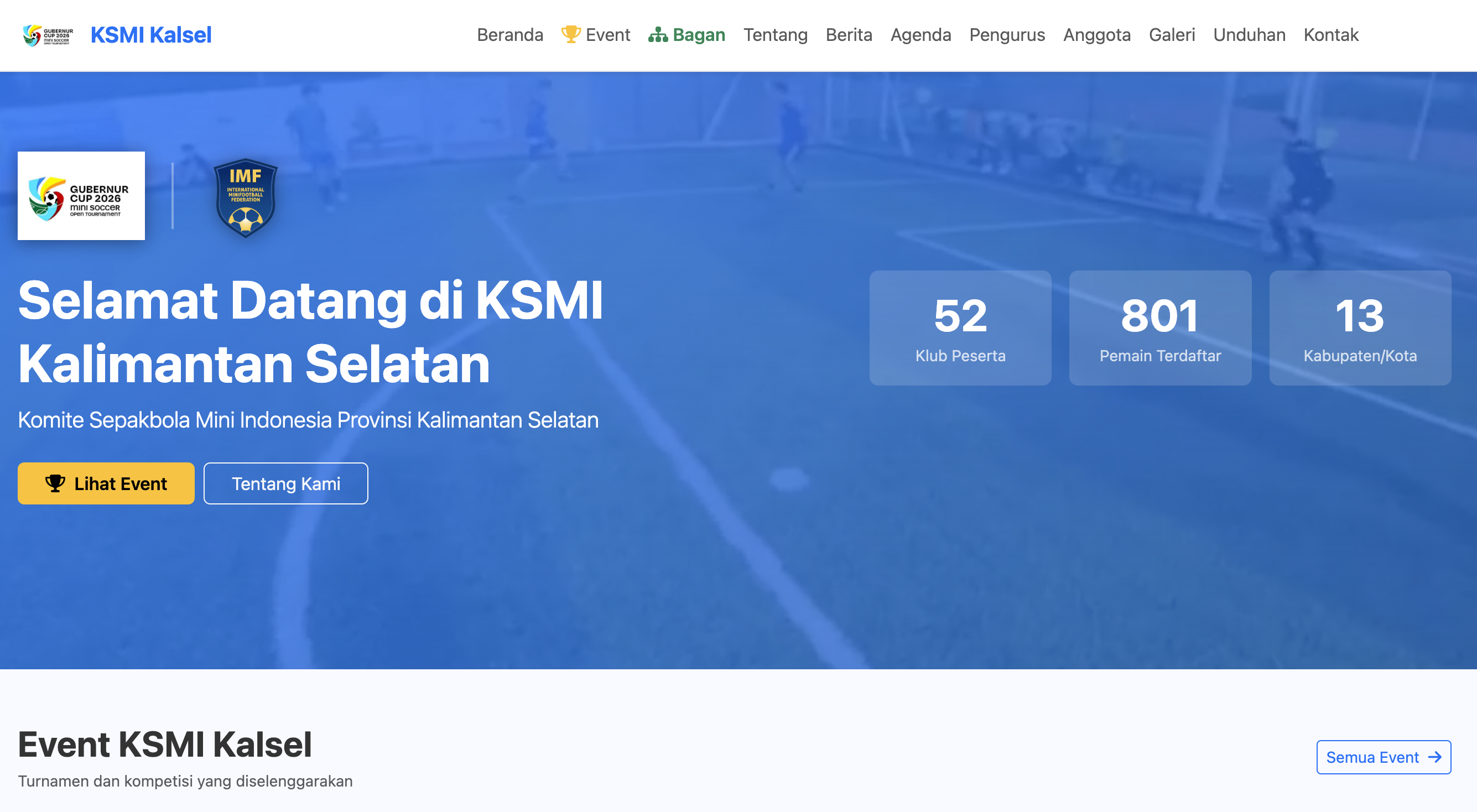 Mini Soccer Open Tournament & Scoring Hub
